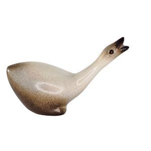 Vintage Howard Pierce Duck Bird Goose Figurine Stretched Neck